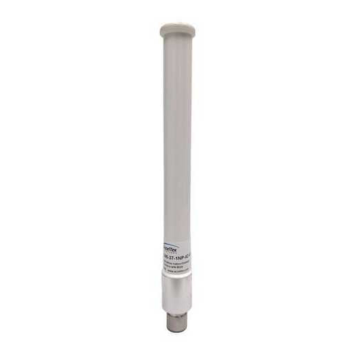 2.4/5 GHz 3/7 dBi White Indoor/Outdoor Omni Antenna w/N-Style