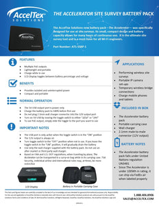 The Accelerator Compact PoE+ Battery Pack